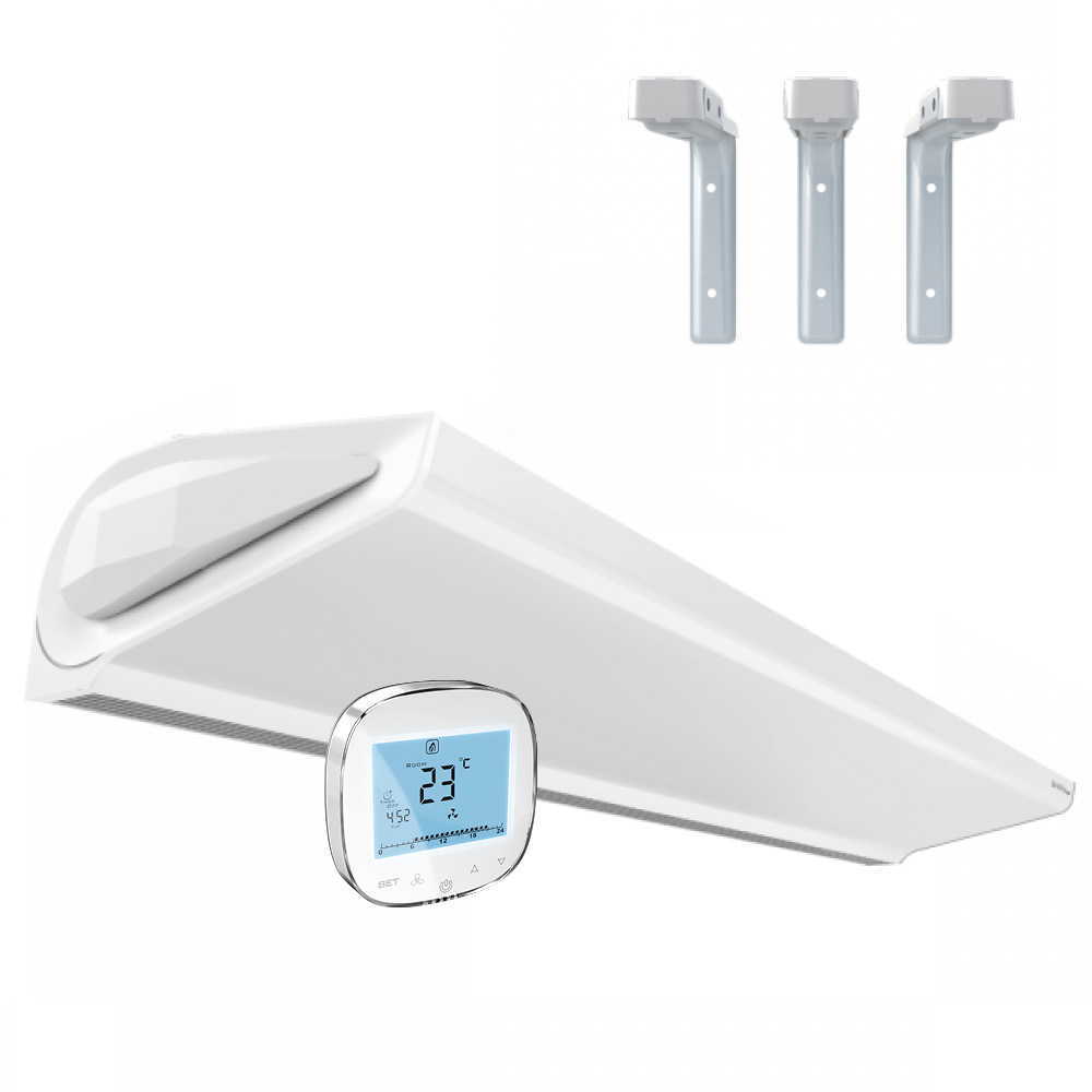 Air Curtain WING E150 EC with electric heaters + Holder set